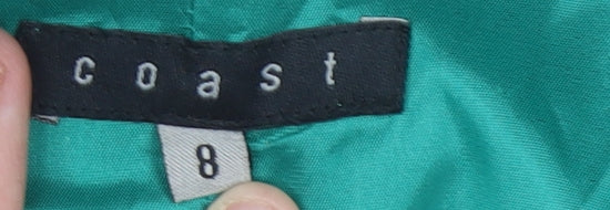 Coast Women’s Green Size 8 Sheath Cocktail Party Dress