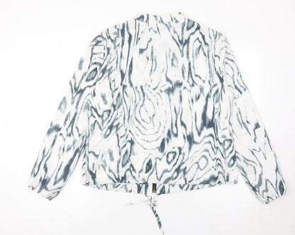 Passport Womens Multicoloured Animal Print Jacket Size 12