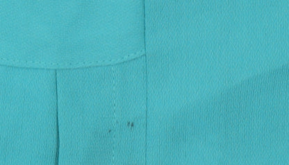 Louche Womens Blue Sleeveless Blouse Top Size S Polyester Casual