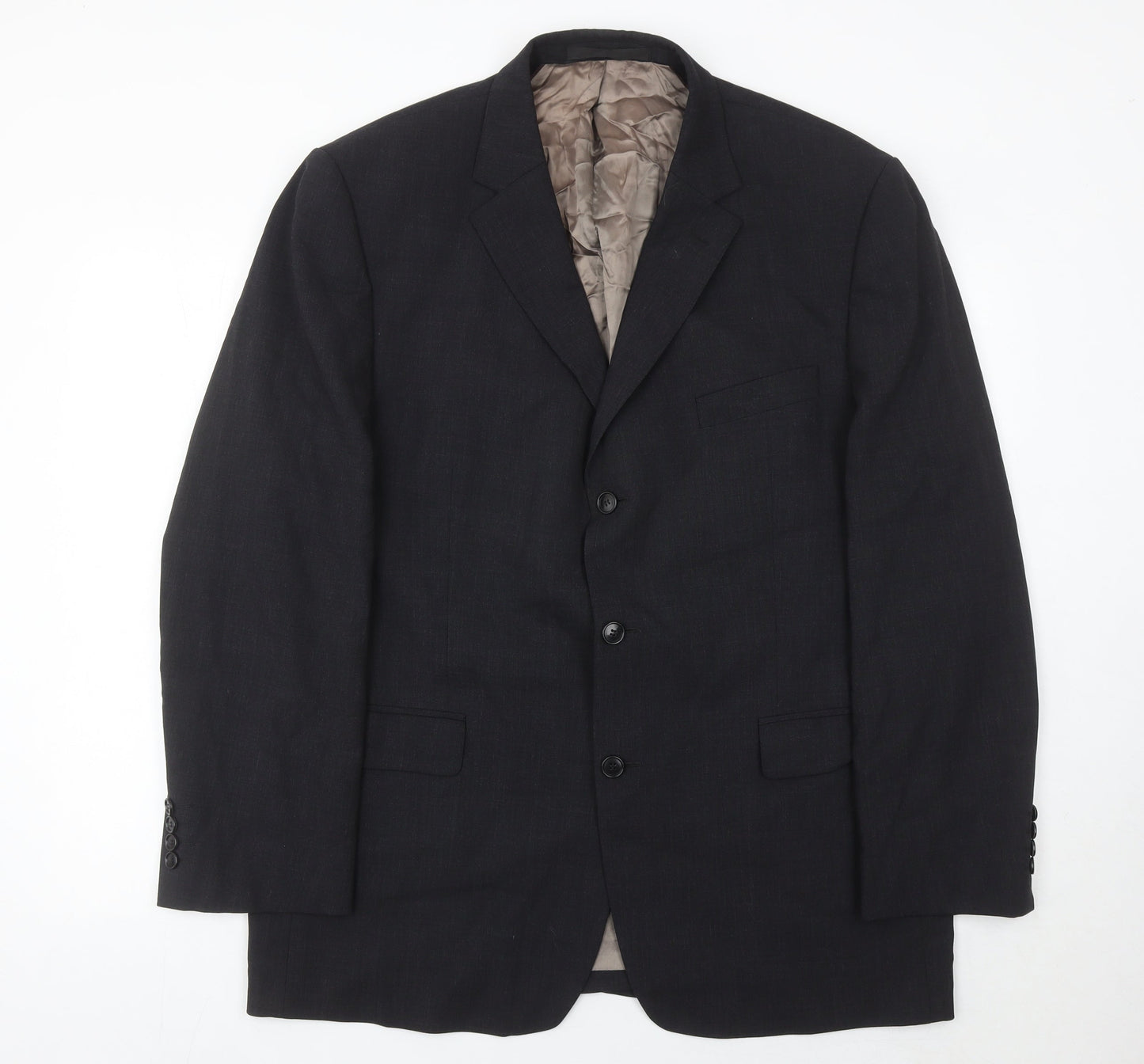 Marks and Spencer Men’s Grey Wool Blend Blazer Jacket 44 M