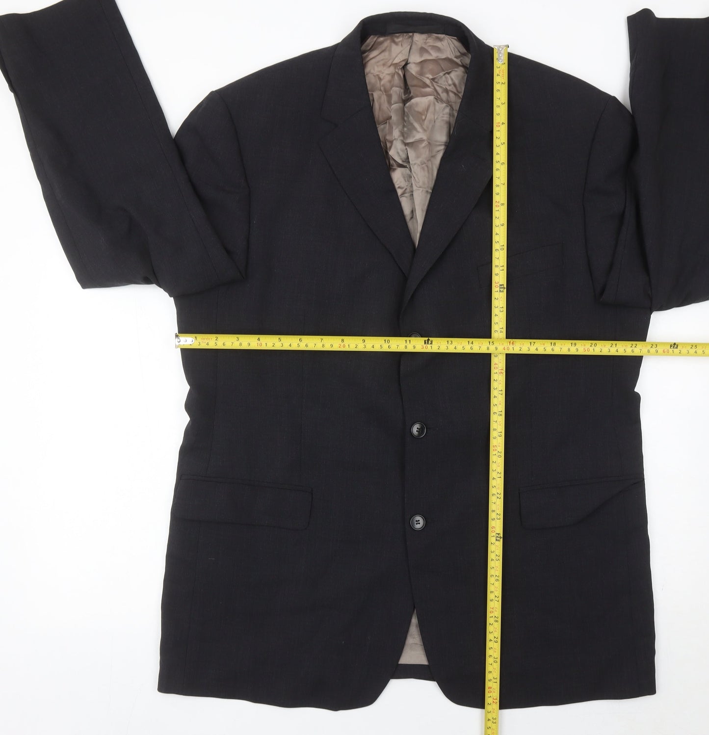 Marks and Spencer Men’s Grey Wool Blend Blazer Jacket 44 M