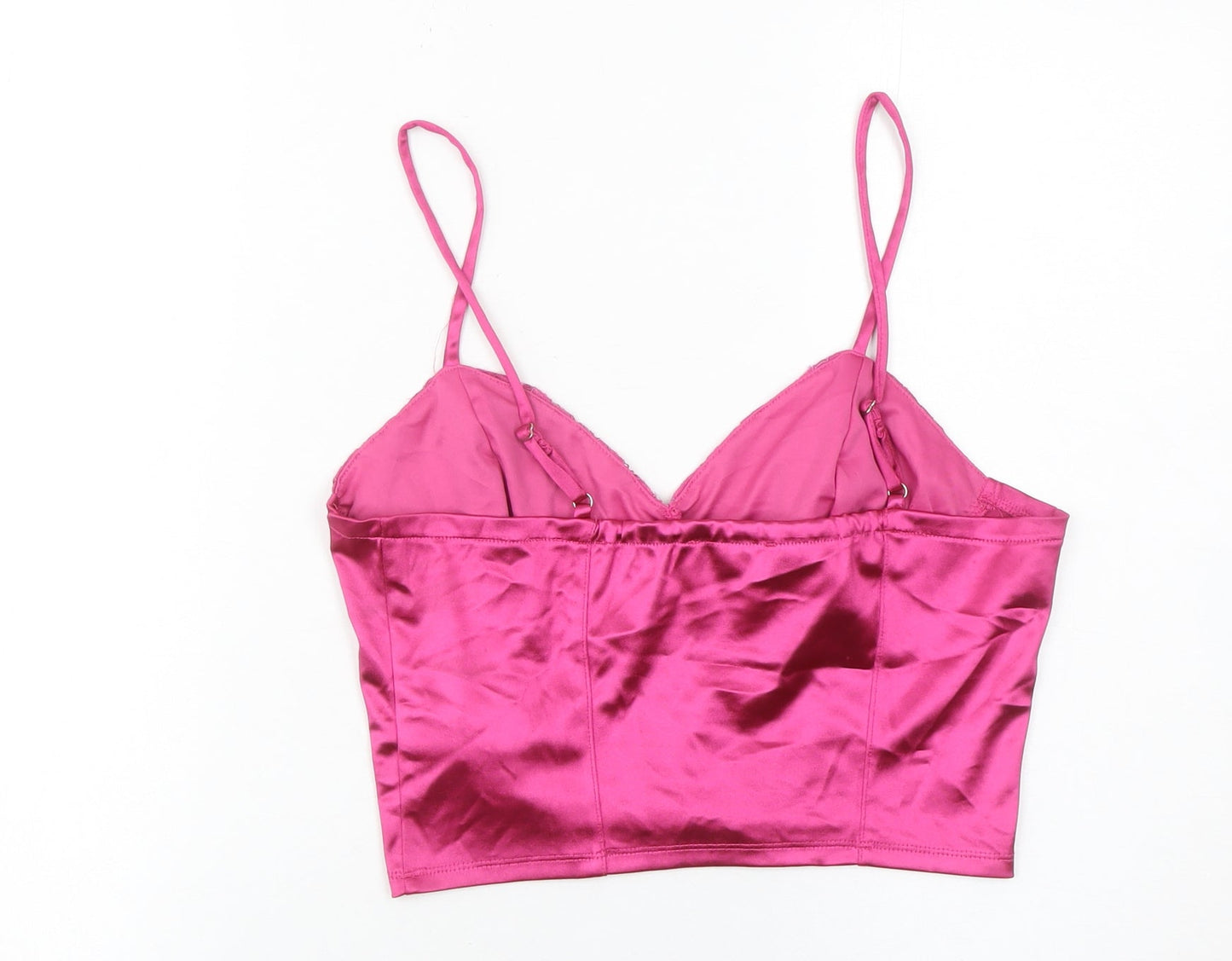 Womens UK Size 12 New Look Pink Camisole Tank