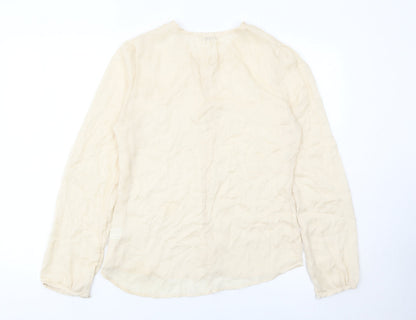 Womens UK Size S Sweewe Beige Basic Blouse