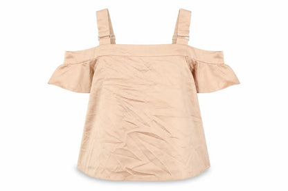 Womens UK Size 12 Red Herring Beige Camisole Blouse