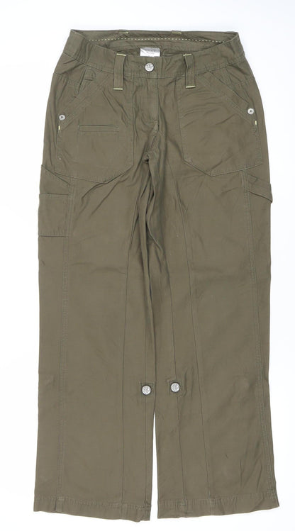 Next Petite Women’s Green Cotton Capri Jeans Size 6