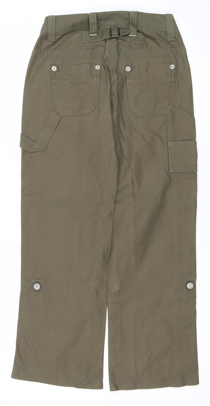 Next Petite Women’s Green Cotton Capri Jeans Size 6