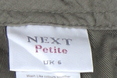 Next Petite Women’s Green Cotton Capri Jeans Size 6