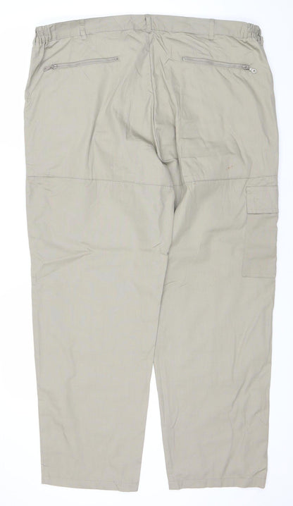 Headland Casuals Men’s Beige Cargo Trousers 42S Cotton Blend