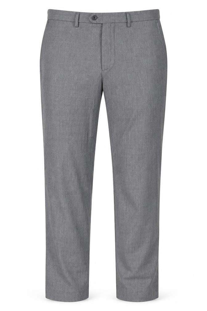 Cedarwood State Men's Grey 36R Regular Fit Dress Trousers
