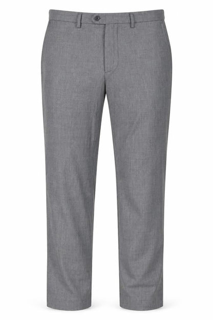 Cedarwood State Men's Grey 36R Regular Fit Dress Trousers
