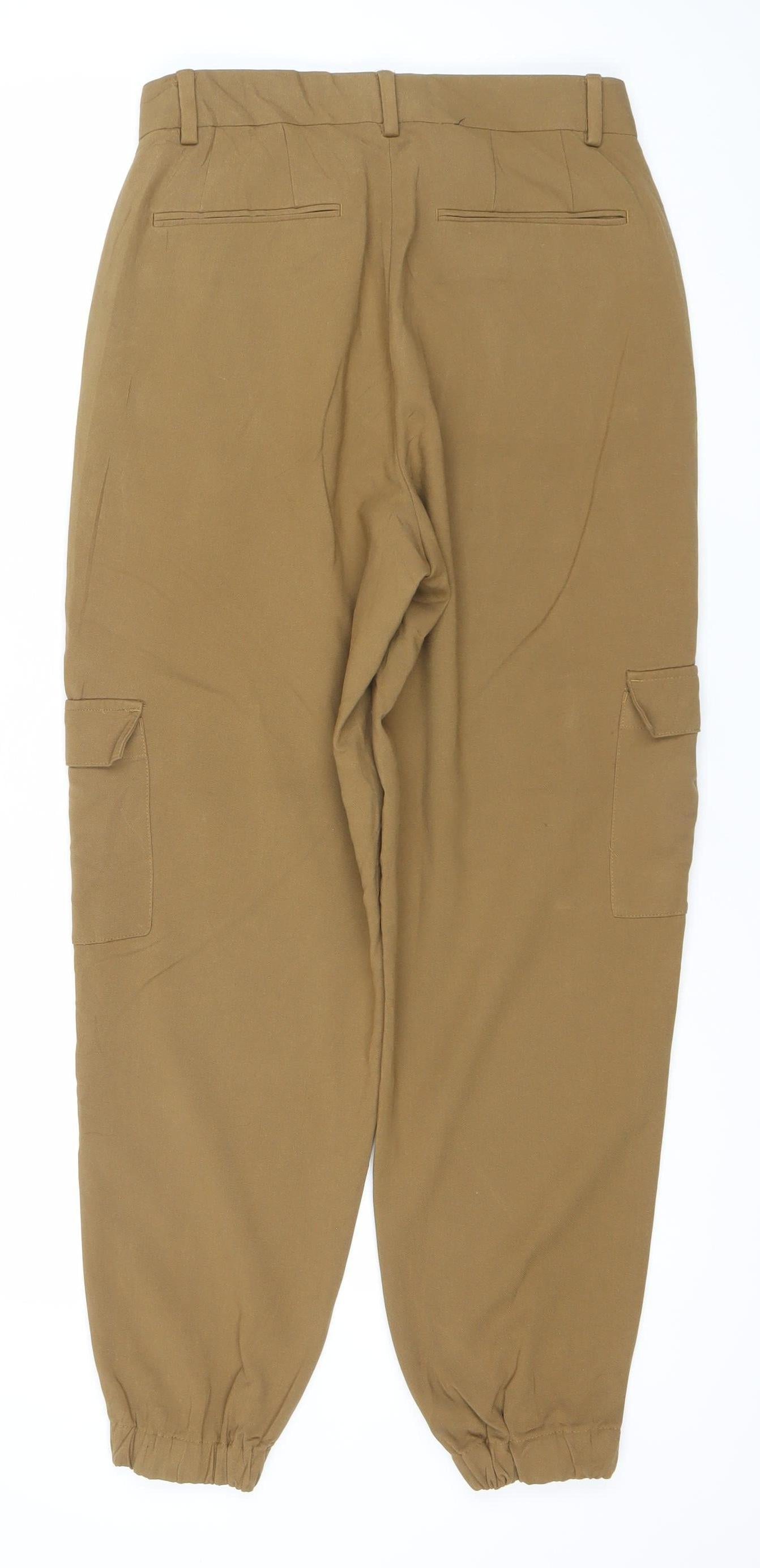 ASOS Design Women’s Brown Cargo Trousers Size 10 Regular 28W 32L