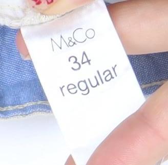 Womens UK Size 14 Marks and Spencer Regular Fit Chino Beige Trousers
