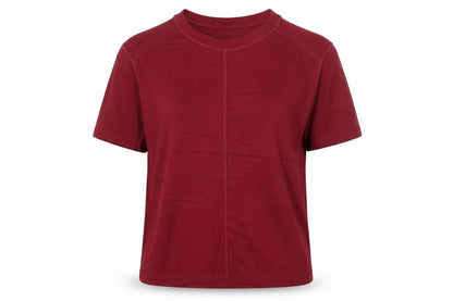 Womens UK Size S Marks and Spencer Red Basic T-Shirt