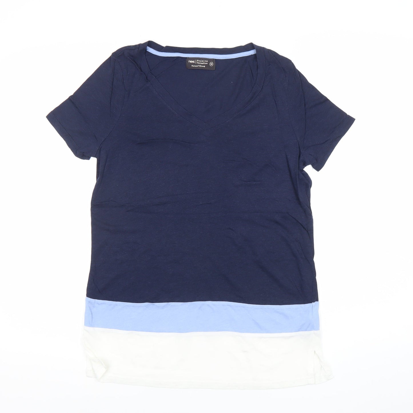 Womens UK Size 10 NEXT Multicoloured Basic T-Shirt