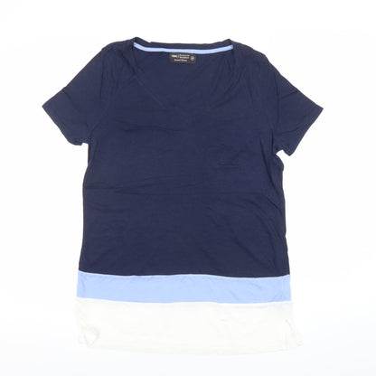 Womens UK Size 10 NEXT Multicoloured Basic T-Shirt