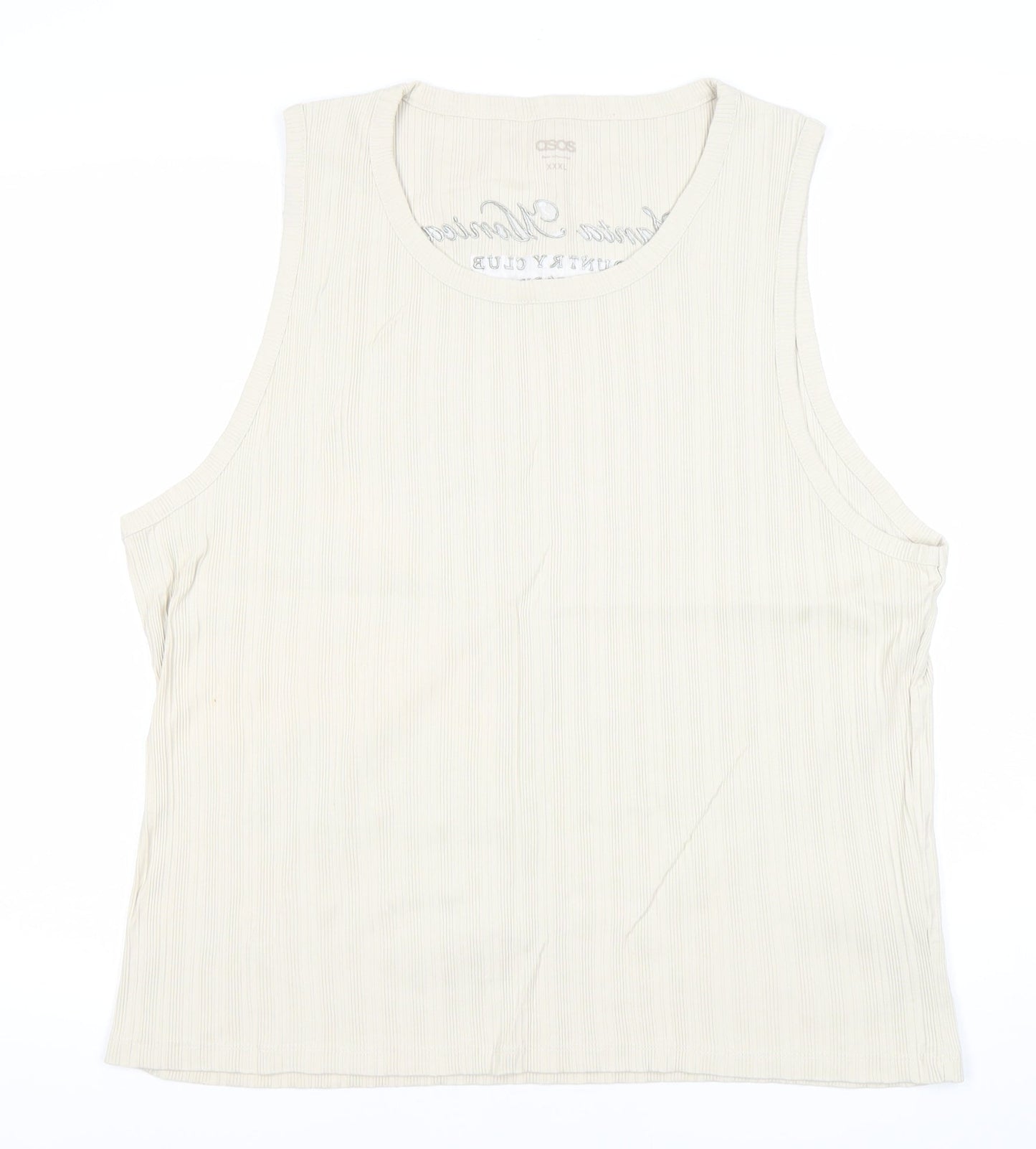 Mens UK Size 3XL ASOS Beige  T-Shirt