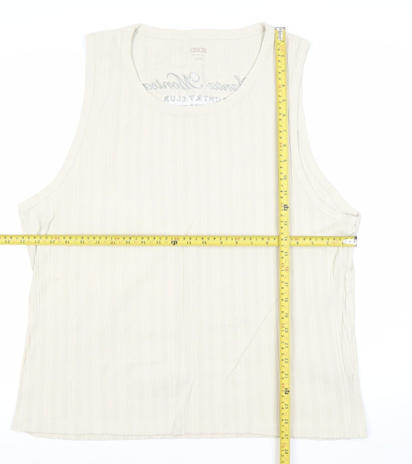 Mens UK Size 3XL ASOS Beige  T-Shirt