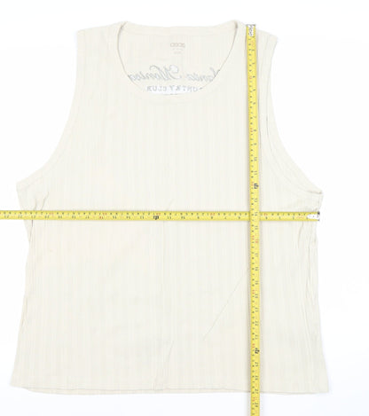 Mens UK Size 3XL ASOS Beige  T-Shirt