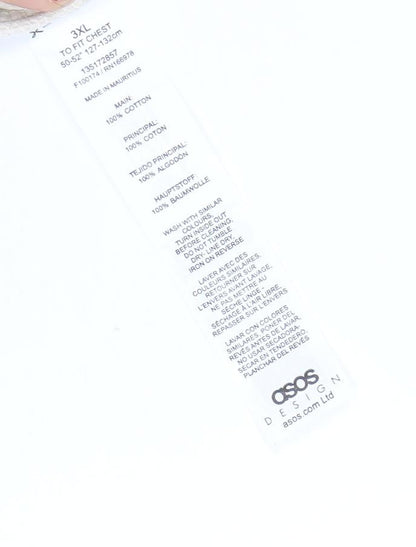 Mens UK Size 3XL ASOS Beige  T-Shirt