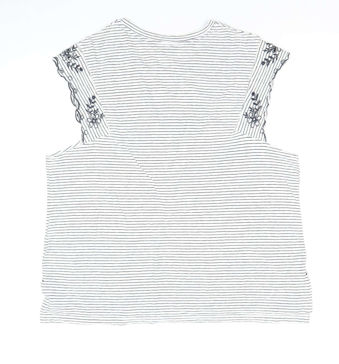 Womens UK Size 22 NEXT White Basic T-Shirt