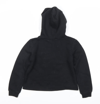 Harry Potter Girls Black Sequin Pullover Hoodie 11 Years Fleece