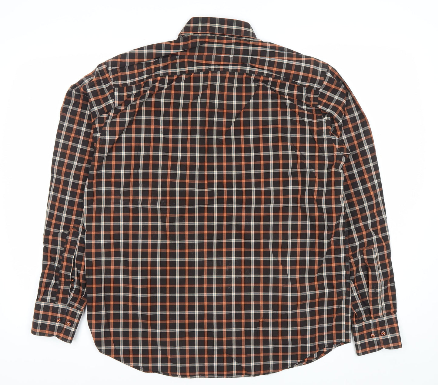 Jazzy Studio Men's Multicoloured Plaid Button-Up Shirt M Regular Fit