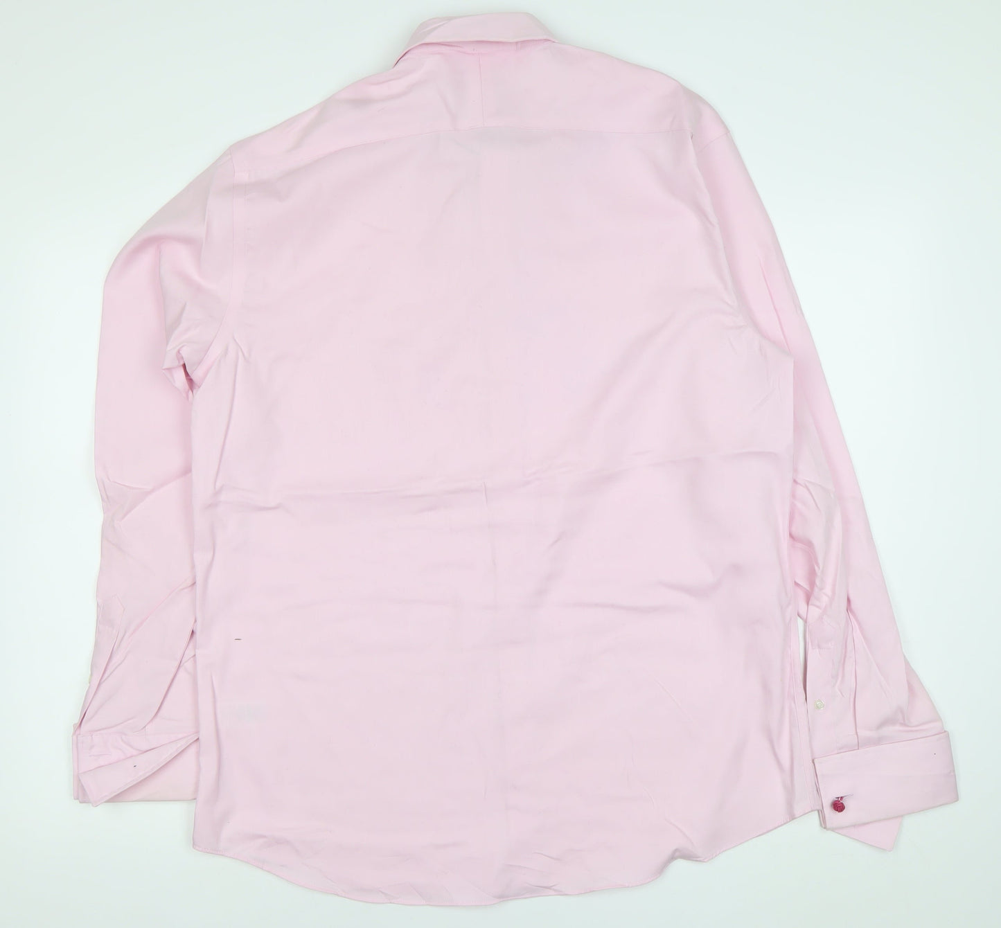 Taylor & Wright Men’s Pink 16.5 Regular Fit Cotton Dress Shirt