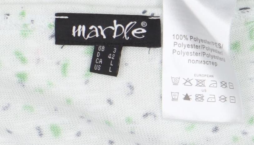 Marese Women’s Green Relaxed Fit Short Sleeve T-Shirt Size L