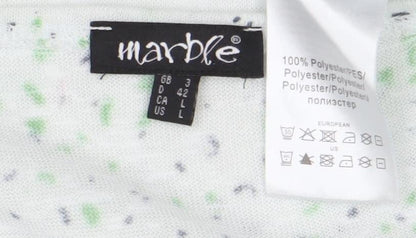 Marese Women’s Green Relaxed Fit Short Sleeve T-Shirt Size L