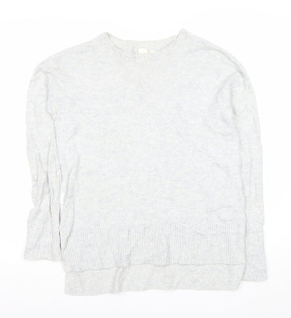 GAP Women’s Grey Wool Cotton Blend XS Pullover Jumper