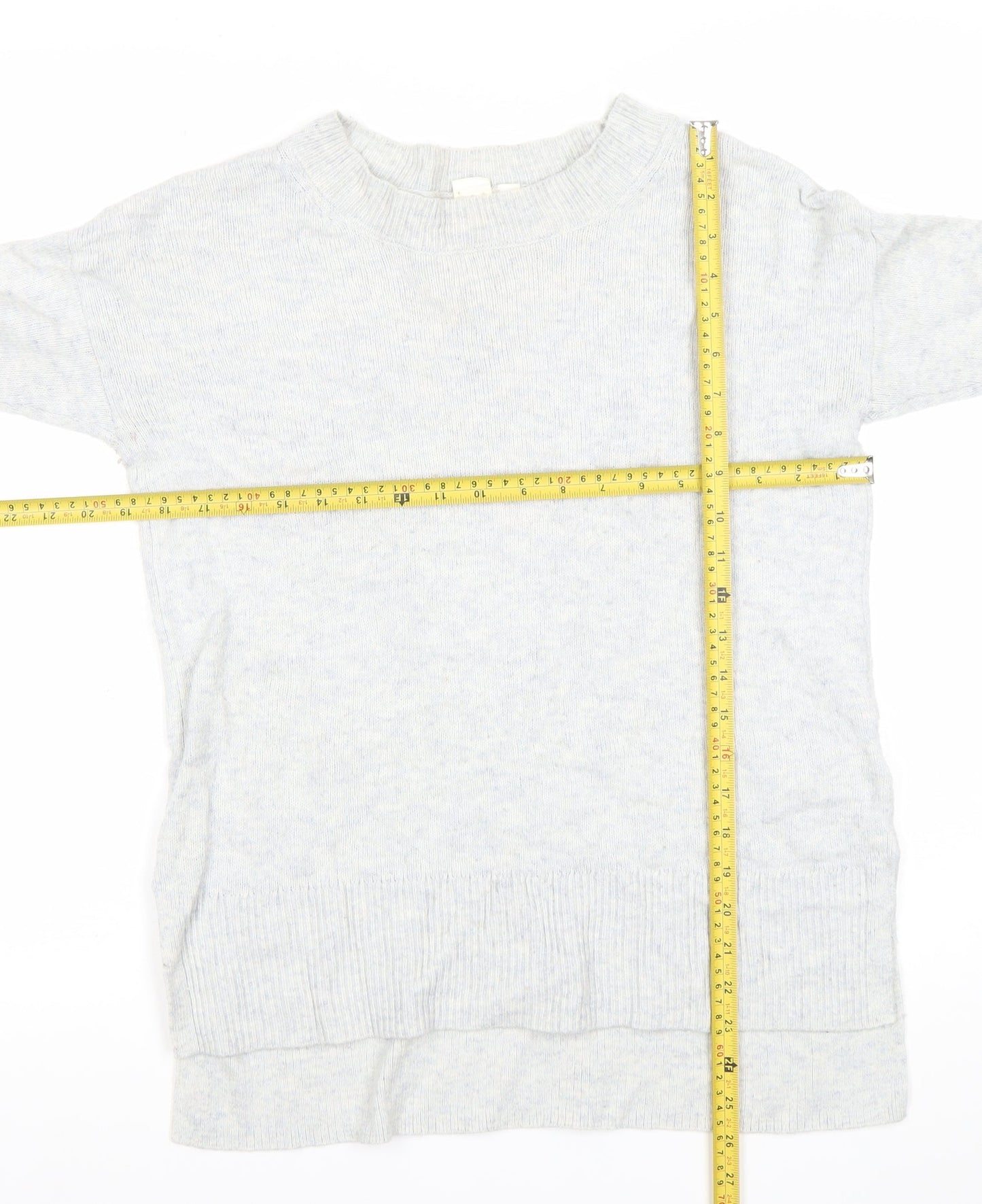 GAP Women’s Grey Wool Cotton Blend XS Pullover Jumper