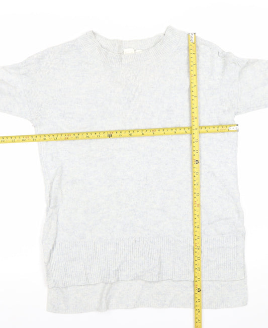 GAP Women’s Grey Wool Cotton Blend XS Pullover Jumper