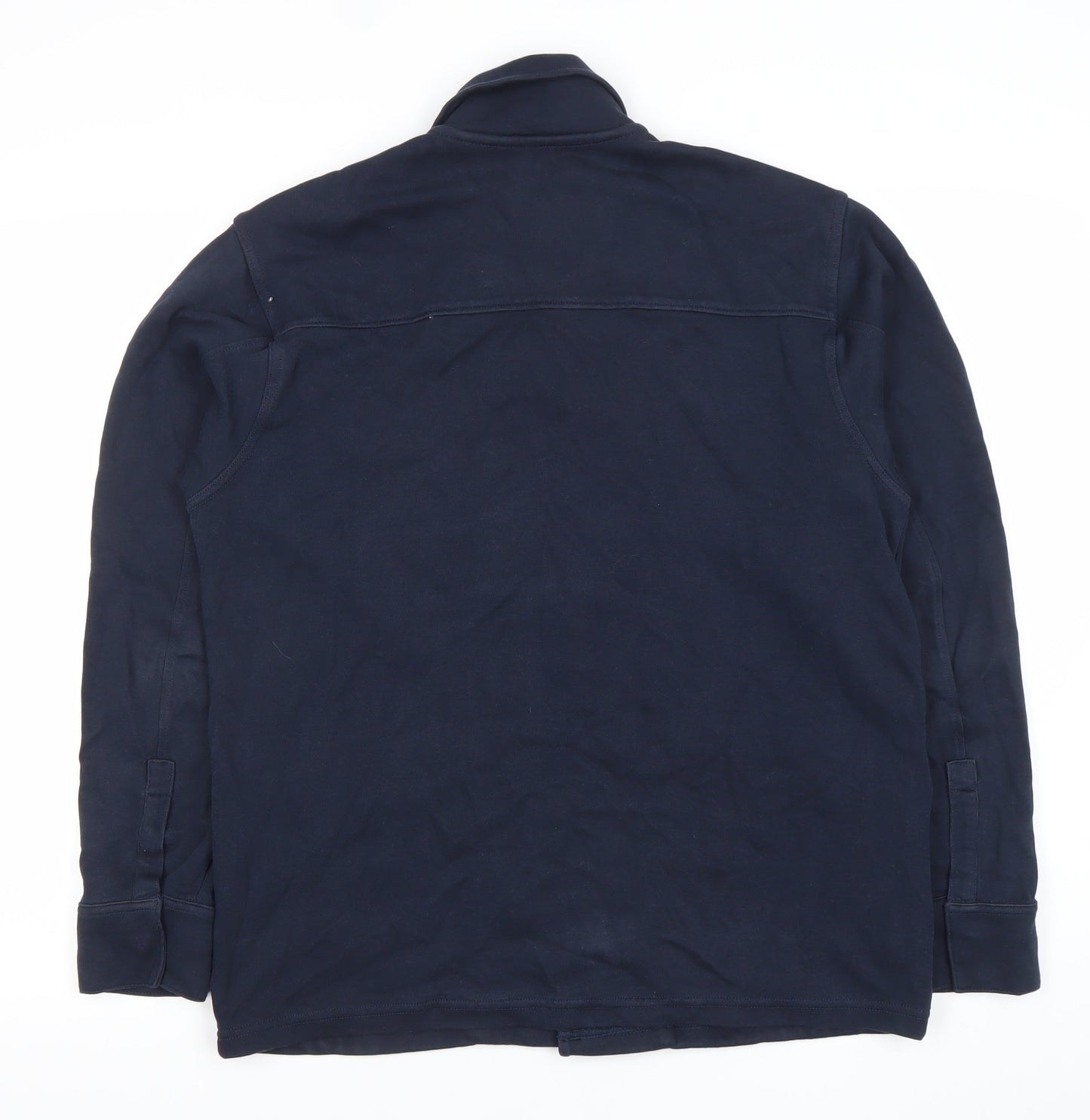 Tu Mens Blue Cotton Polyester Casual Jacket M 38-40" Regular Fit