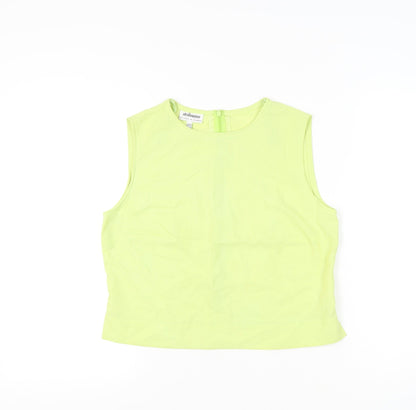 Womens UK Size 16 Steilmann Green Basic Tank