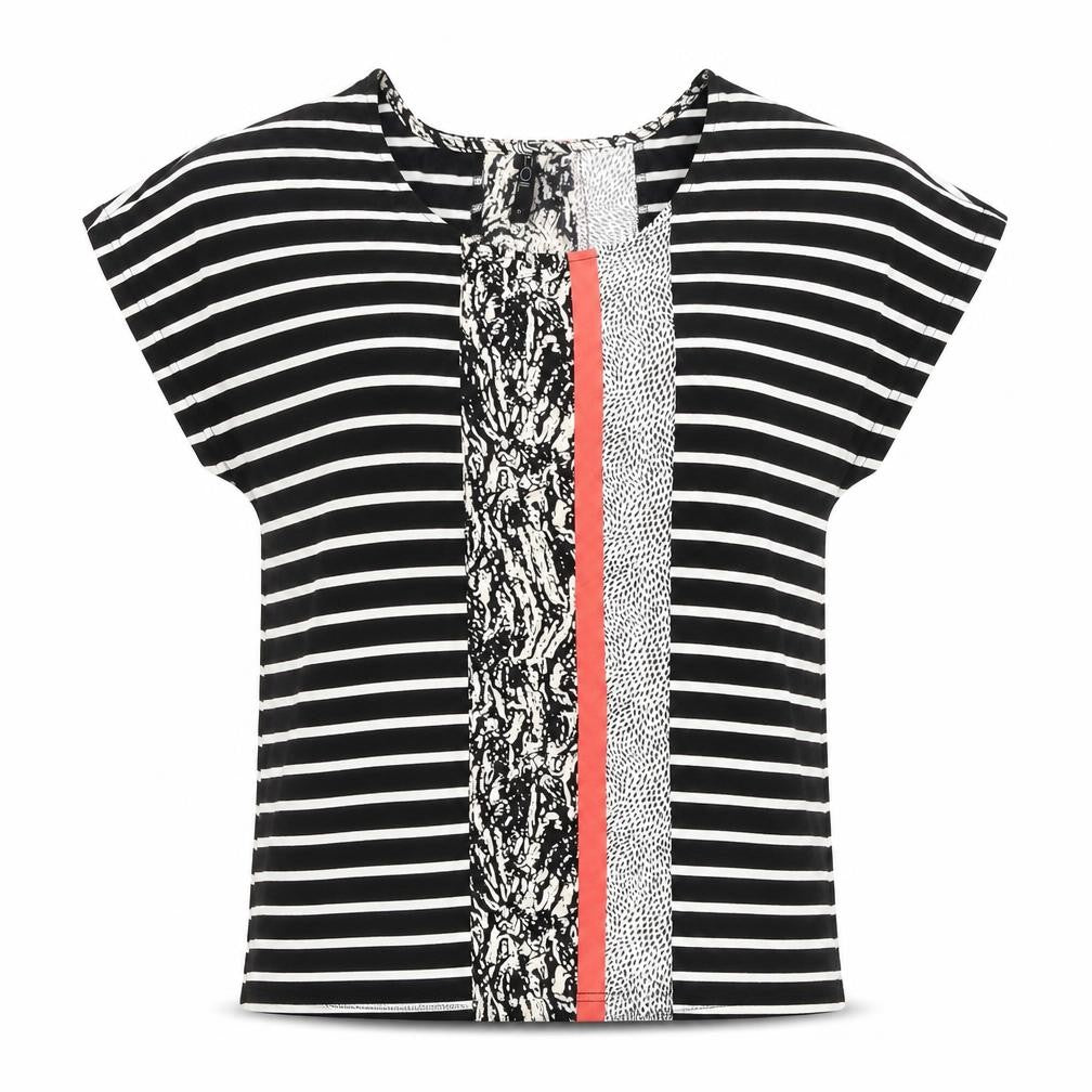 Womens UK Size S F&F Black Basic T-Shirt