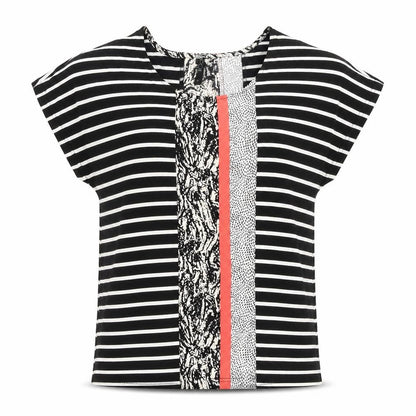 Womens UK Size S F&F Black Basic T-Shirt
