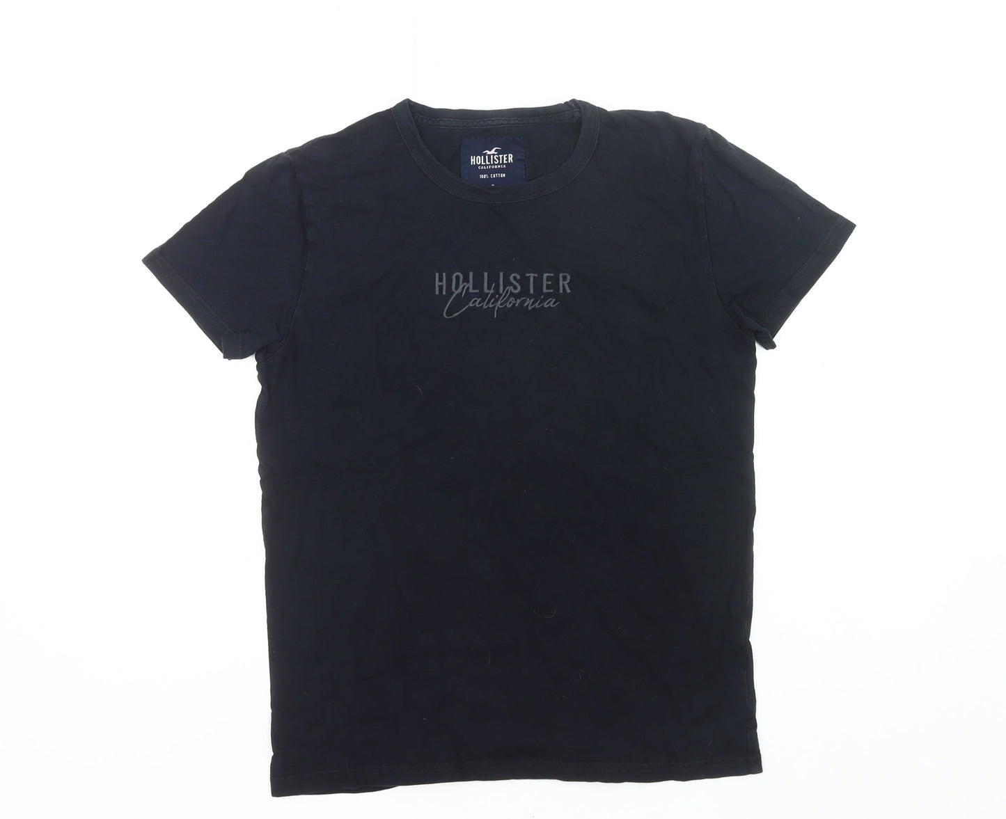 Mens UK Size S Hollister Black  T-Shirt