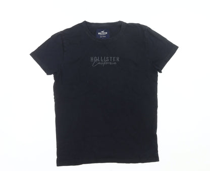 Mens UK Size S Hollister Black  T-Shirt