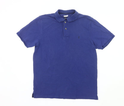 Joules Men's Blue Classic Fit Polo Shirt Size M 100% Cotton