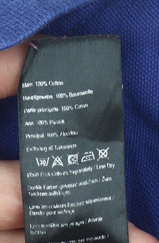 Joules Men's Blue Classic Fit Polo Shirt Size M 100% Cotton