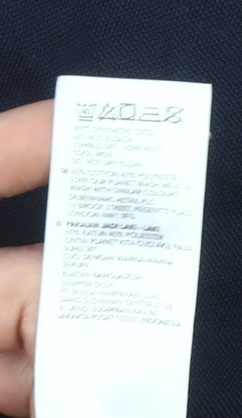 Racing Green Men's Black Medium Short Sleeve Cotton T-Shirt