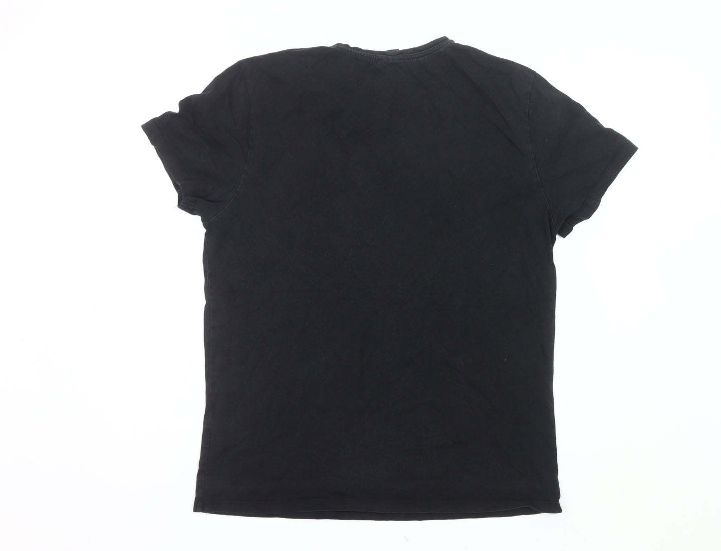 Star Wars Men's Black Millennium Falcon Graphic T-Shirt Size L