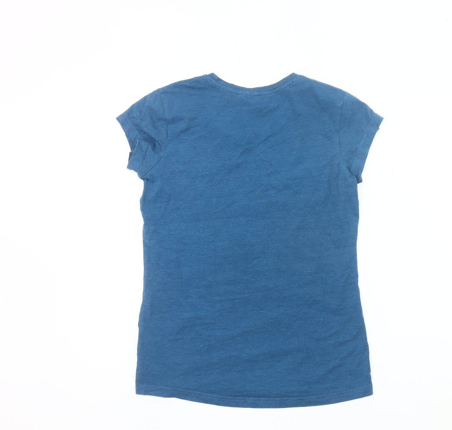 Karrimor Womens Blue T-Shirt Size 10 Short Sleeve Cotton Blend