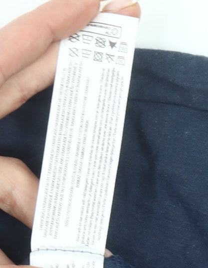 Primark Men’s Blue Large Regular Fit Japanese Graphic T-Shirt