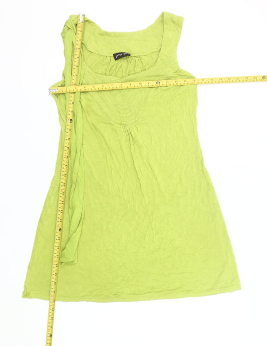 Principles Women’s Green Shift Dress Size 12 Knee Length Sleeveless