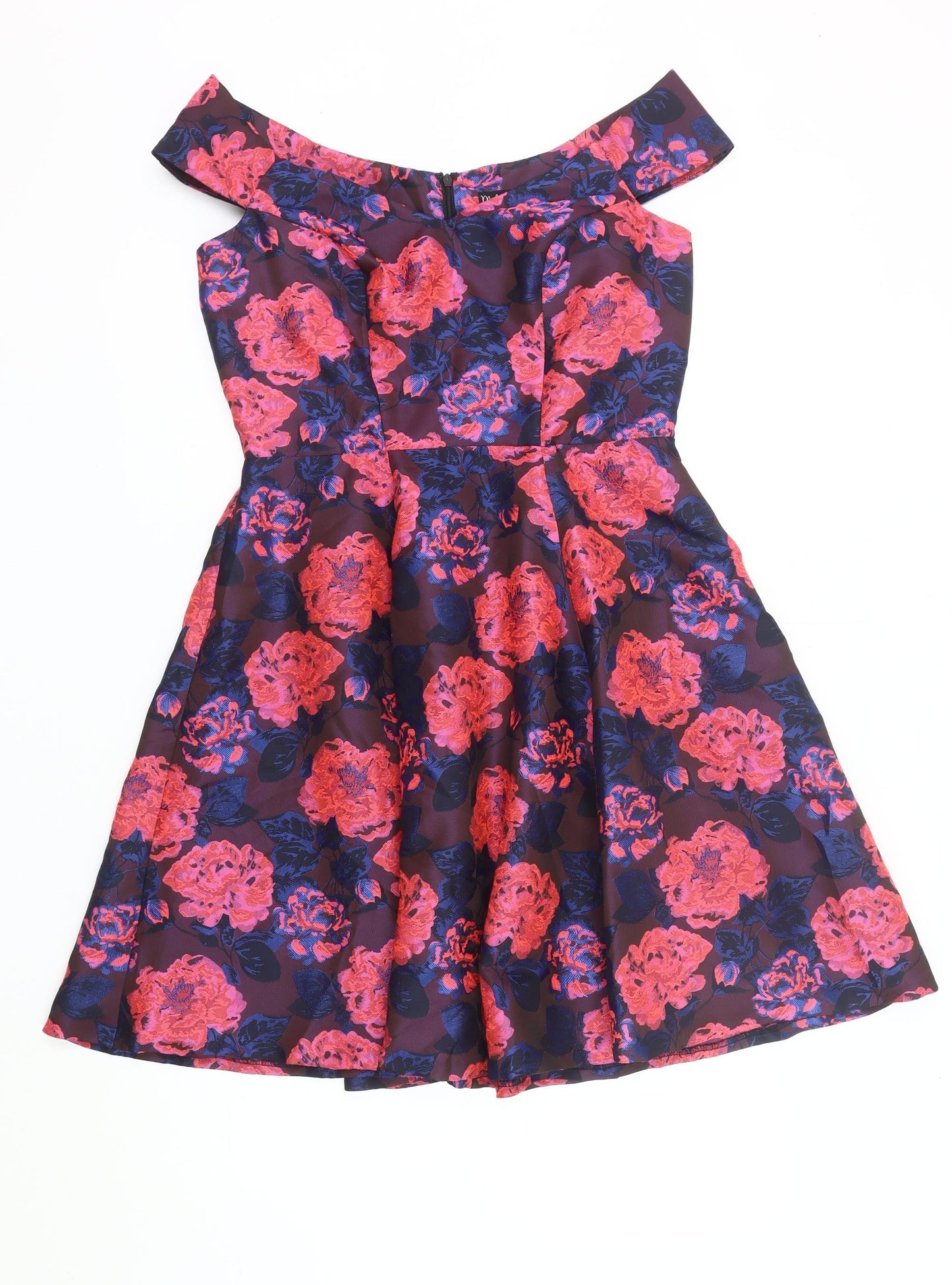 Myleene Klass Women’s Multicoloured Floral Fit & Flare Dress UK 10