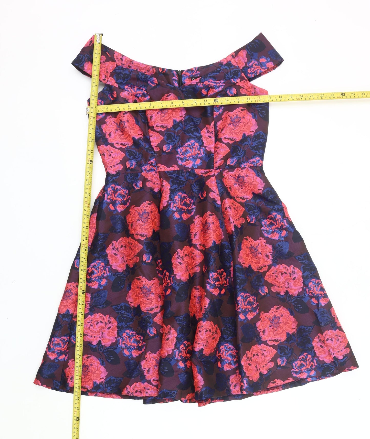 Myleene Klass Women’s Multicoloured Floral Fit & Flare Dress UK 10