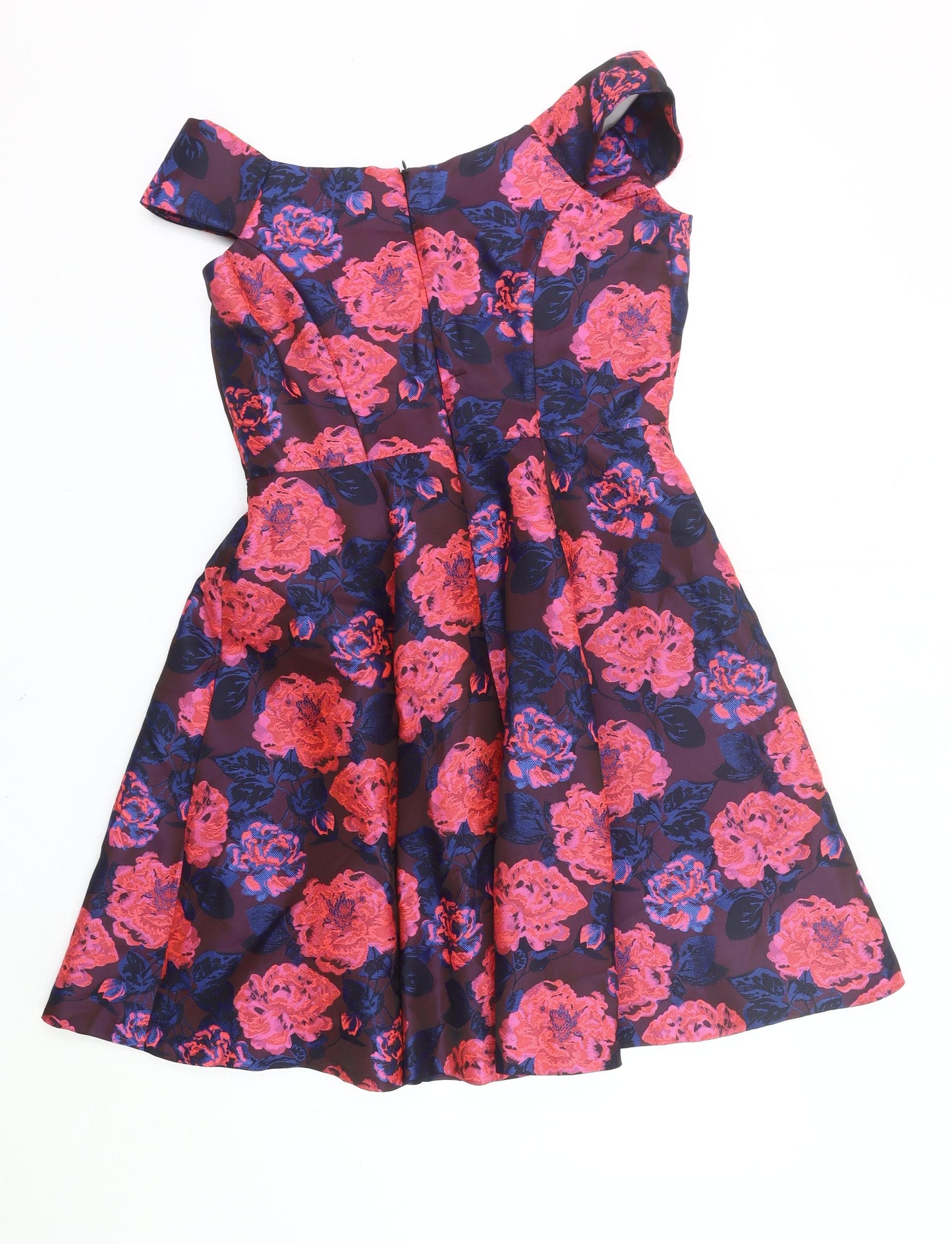 Myleene Klass Women’s Multicoloured Floral Fit & Flare Dress UK 10