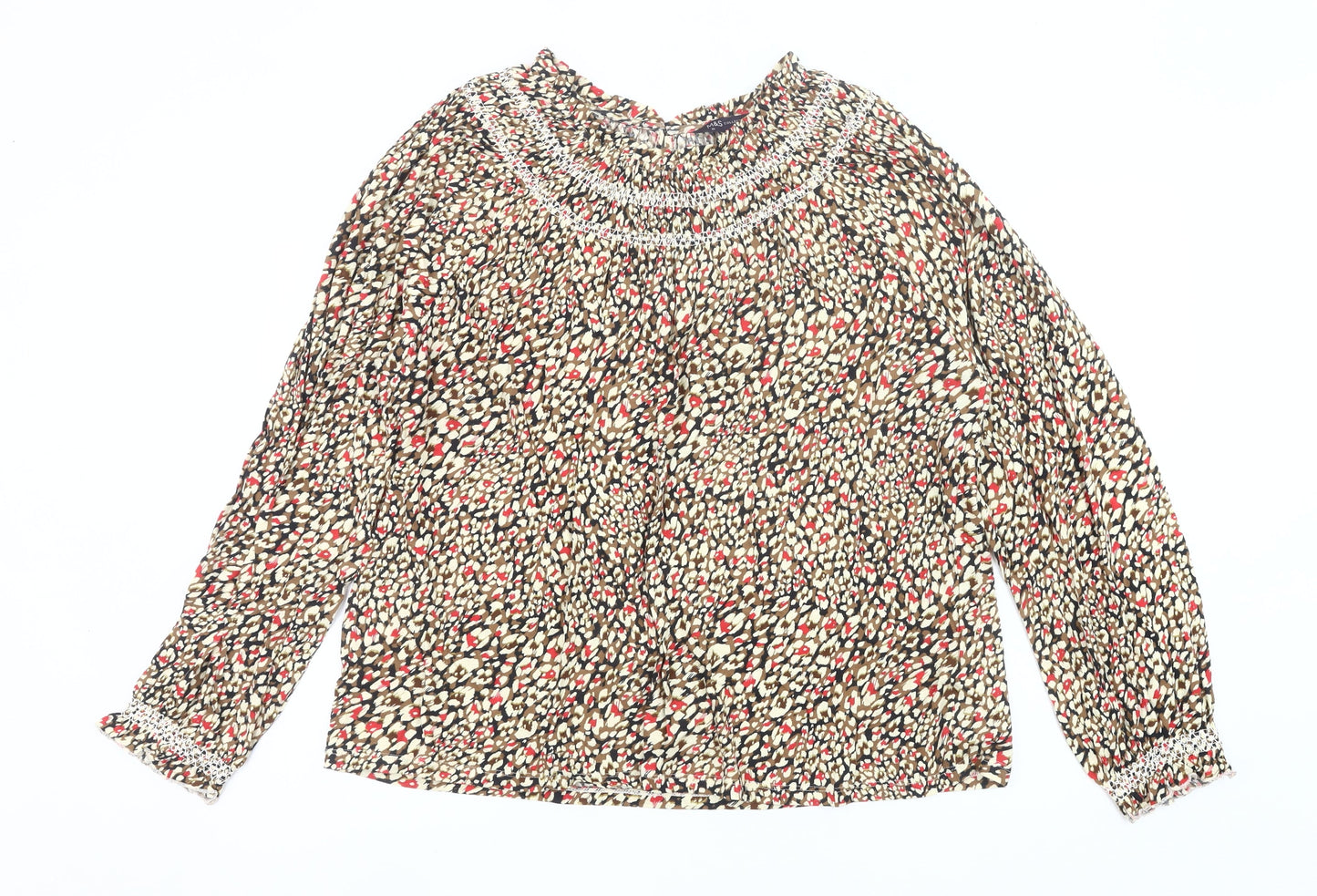 Womens UK Size 18 Marks and Spencer Multicoloured Tunic Blouse
