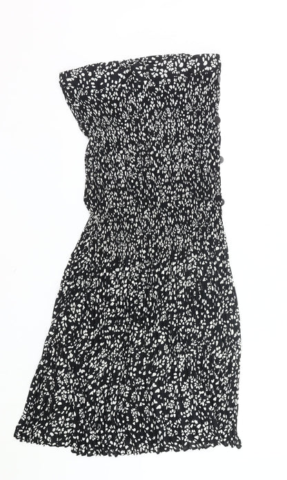 Womens UK Size 14 Topshop Pleated Chiffon Skirt